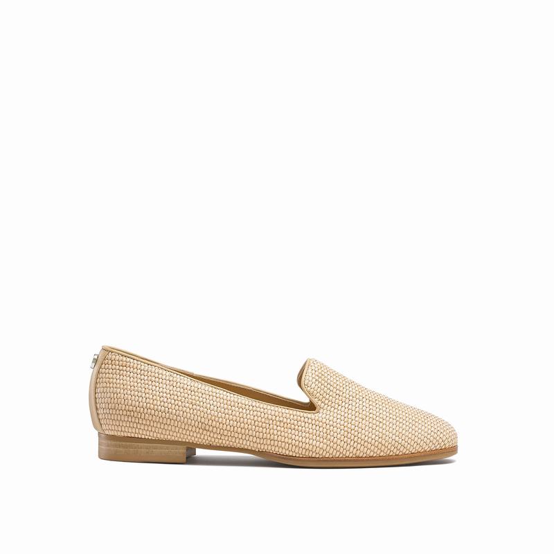 Baletki Russell And Bromley Smoking Damskie Brązowe | YBK6431YC