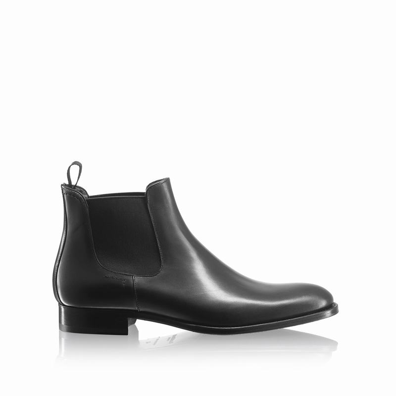 Buty Chelsea Russell And Bromley Beechwood Męskie Czarne | WPO8351UH