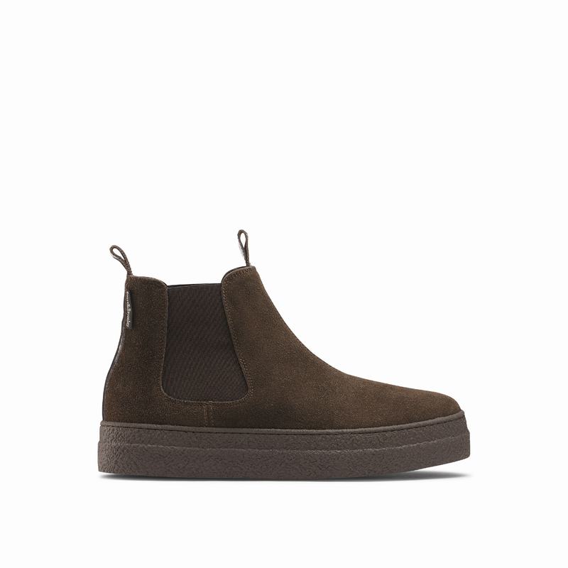 Buty Chelsea Russell And Bromley Bumble Damskie Brązowe | ABZ601UM