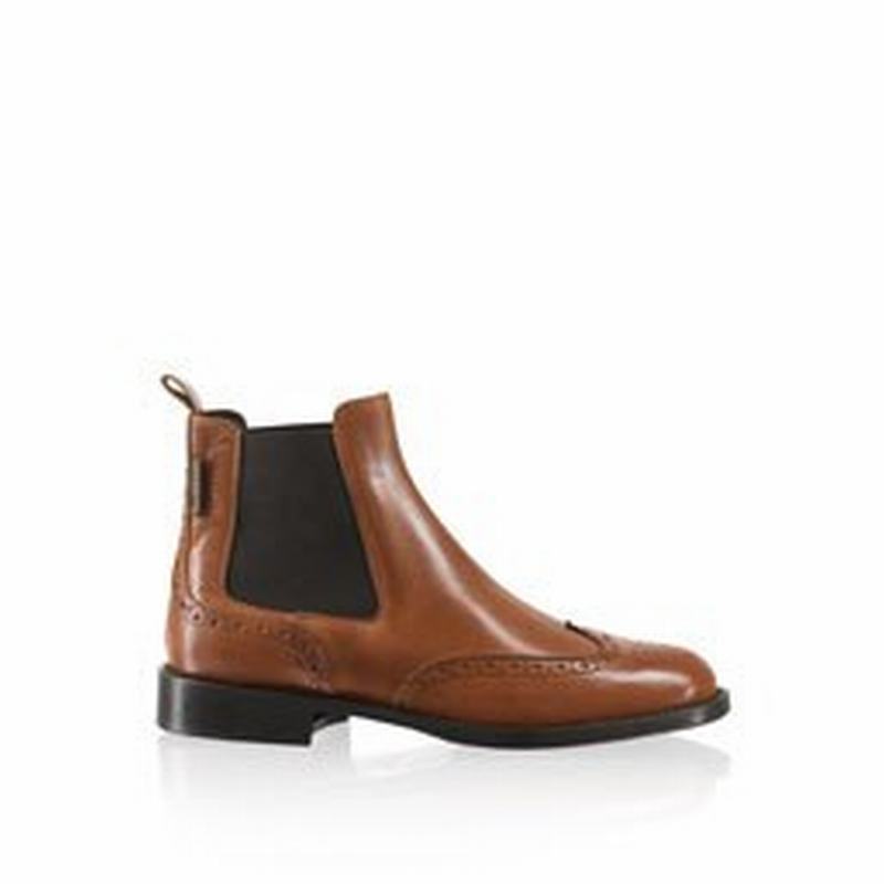 Buty Chelsea Russell And Bromley Cadogan Damskie Brązowe | IIY8845KQ