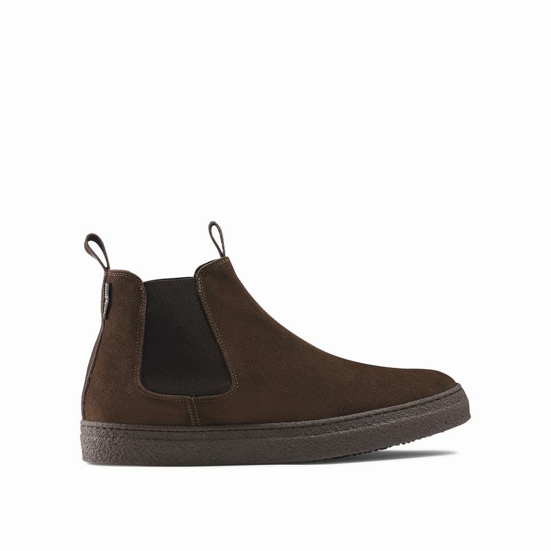 Buty Chelsea Russell And Bromley Humble Męskie Brązowe | SXY7649GB