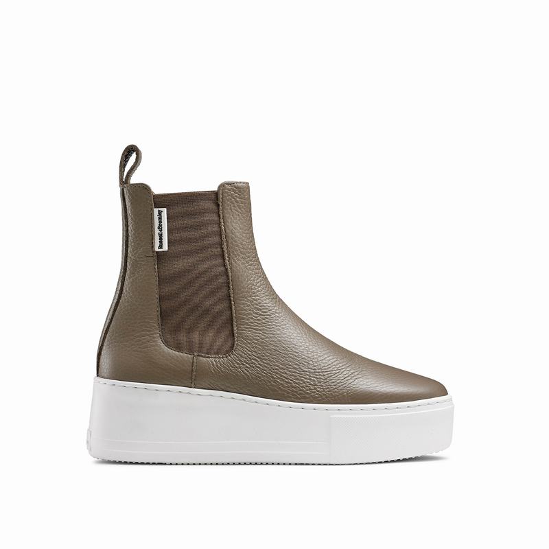 Buty Chelsea Russell And Bromley Park Way Damskie Brązowe | UCC8151HD