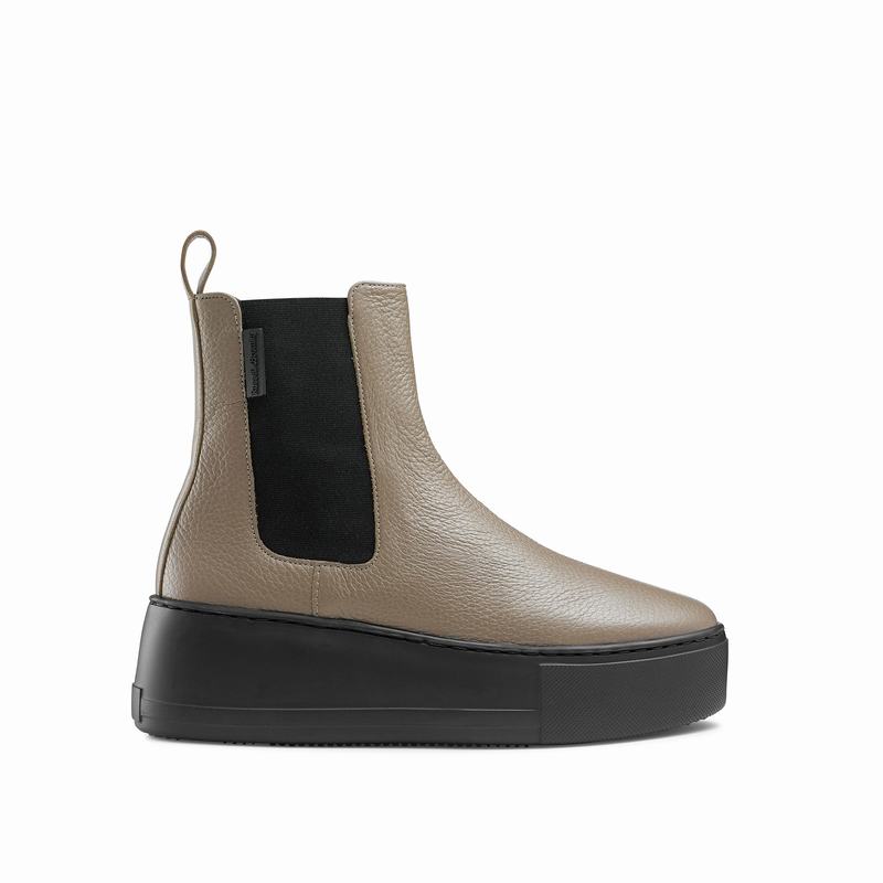 Buty Chelsea Russell And Bromley Park Way Damskie Brązowe | WIE324BR