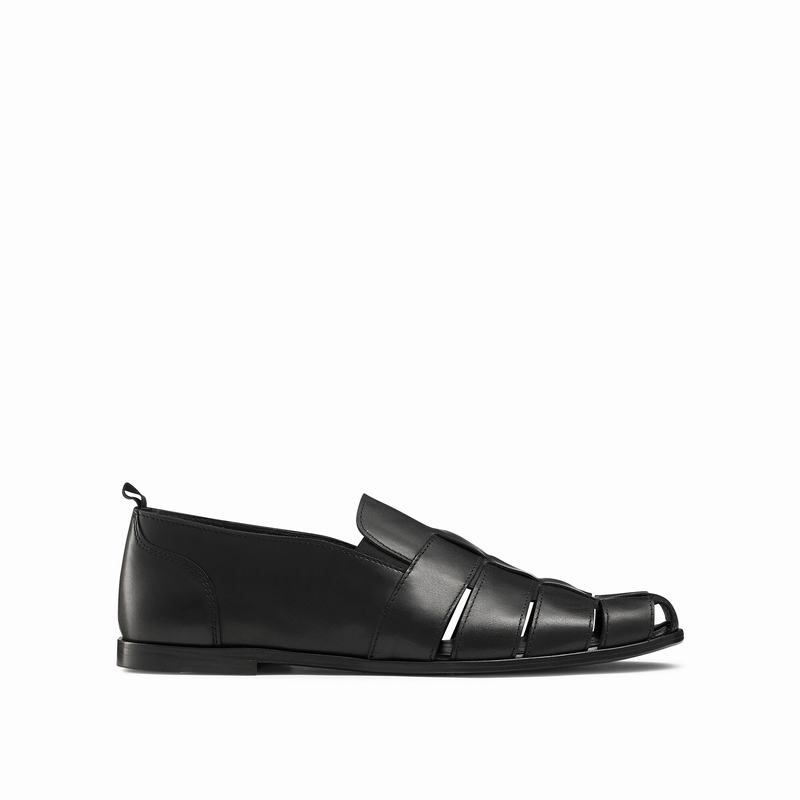 Buty Slip On Russell And Bromley Mariner Męskie Czarne | LPM3992KQ