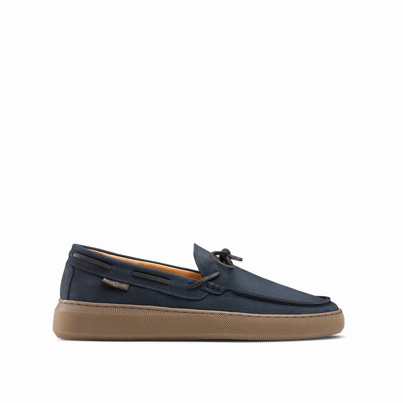 Buty Slip On Russell And Bromley On Shore Męskie Niebieskie | MPD9911FW