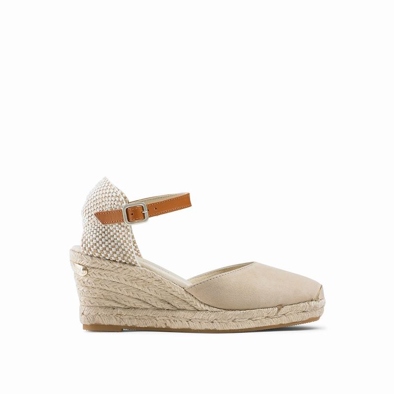 Espadryle Russell And Bromley Coco-nut Damskie Brązowe | PRJ712DH
