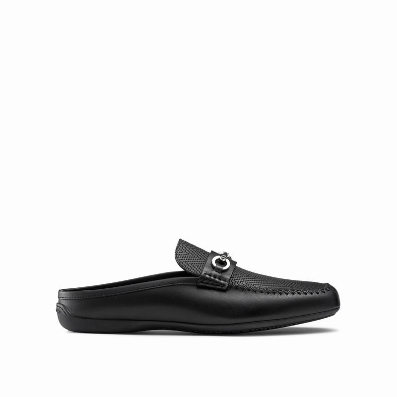 Kapcie Russell And Bromley Crossout Męskie Czarne | YRN2659GB