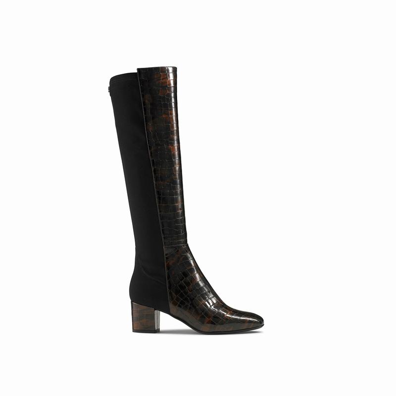 Kozaki Do Kolan Russell And Bromley Trinni Damskie Brązowe | THV5754LF