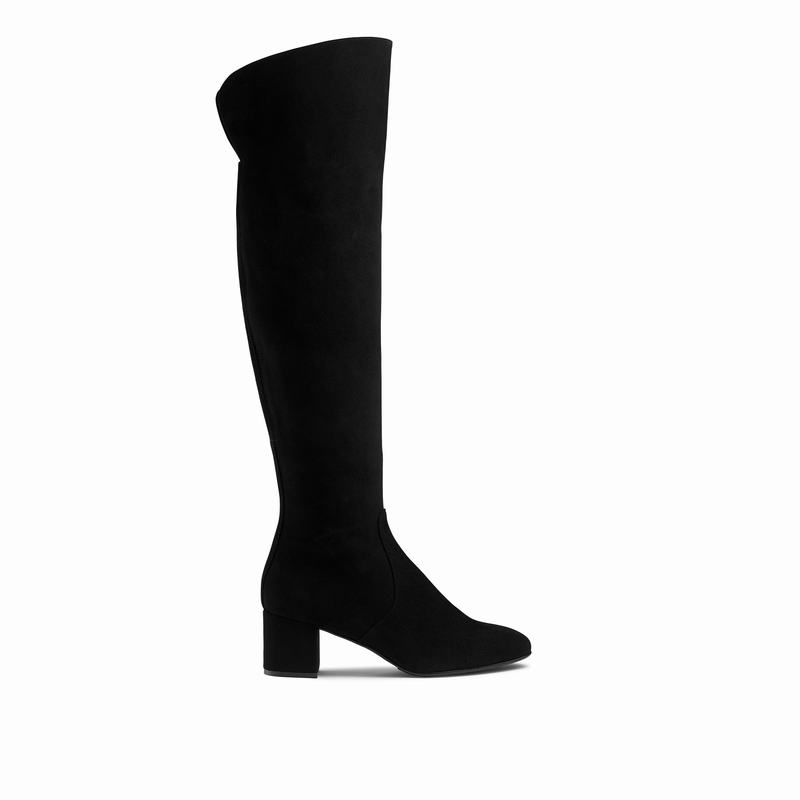 Kozaki Do Kolan Russell And Bromley Way Up Damskie Czarne | FFL5745HZ