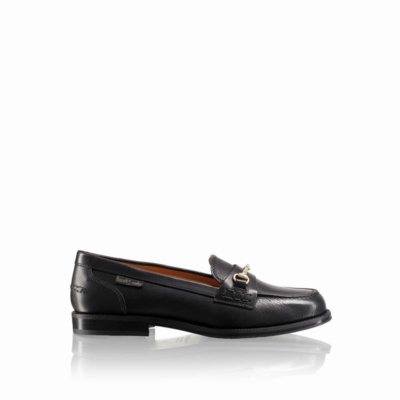 Mokasyny Russell And Bromley Brewster Damskie Czarne | CIQ9780GC