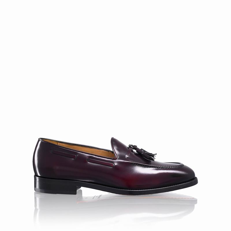Mokasyny Russell And Bromley Broker Męskie Czerwone | ZRT5590OW