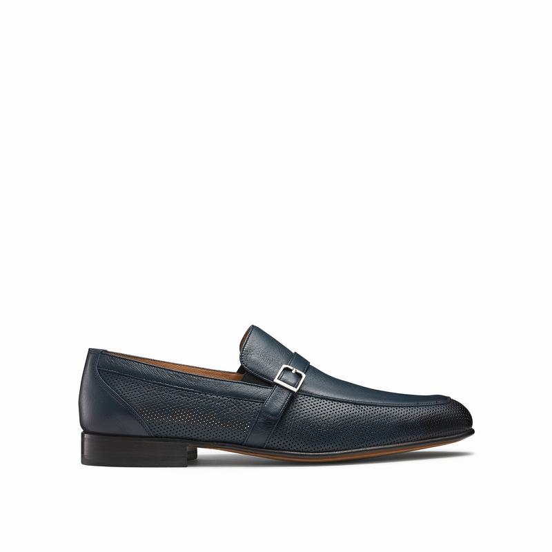 Mokasyny Russell And Bromley Charisma Męskie Niebieskie | ZLL6250MQ