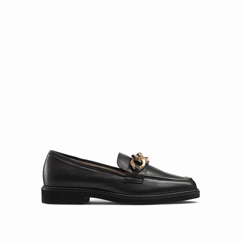 Mokasyny Russell And Bromley Cleopatra Damskie Czarne | MNB253YZ