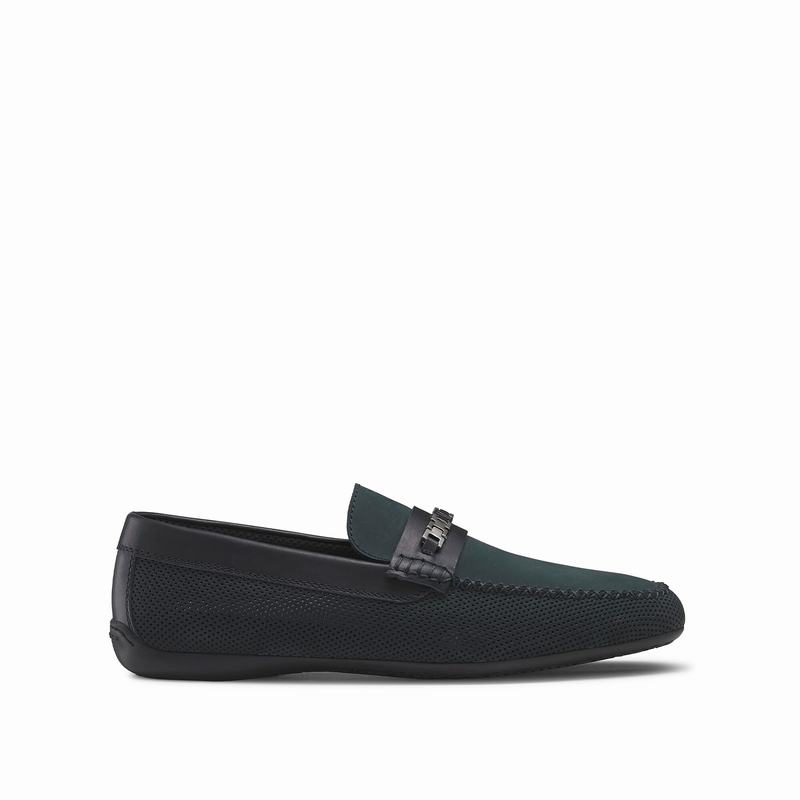 Mokasyny Russell And Bromley Crossover Męskie Niebieskie | IJV6668ZL
