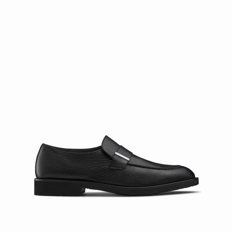 Mokasyny Russell And Bromley Domain Męskie Czarne | TRT16QP
