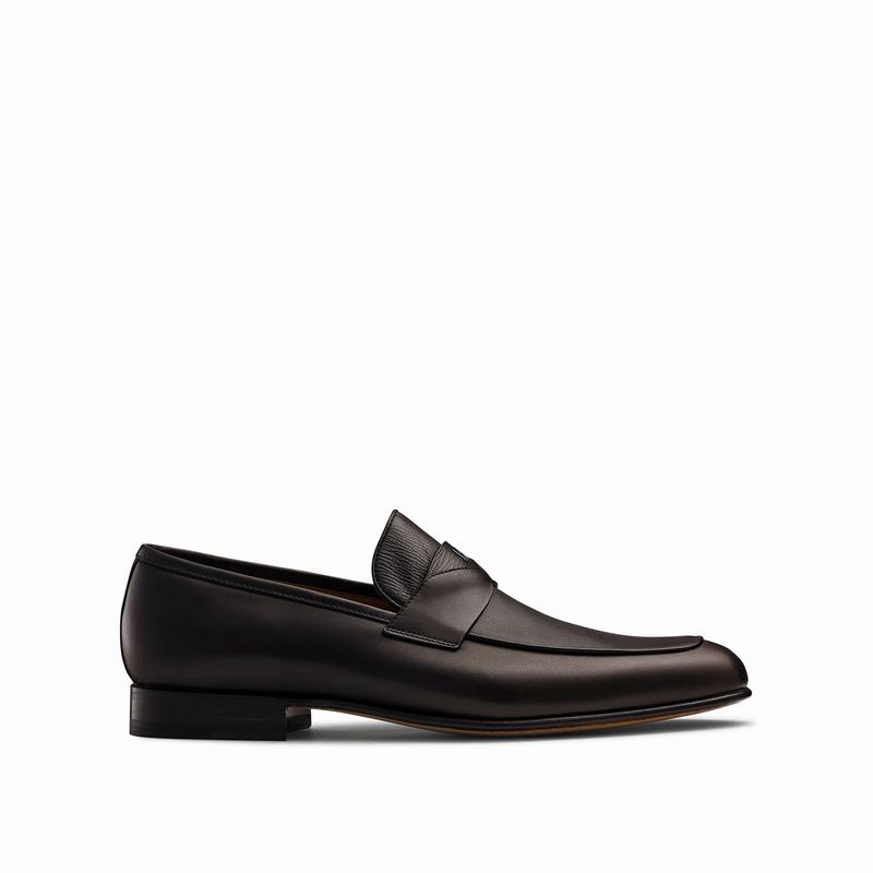 Mokasyny Russell And Bromley Duke Męskie Brązowe | RPR7467ZY