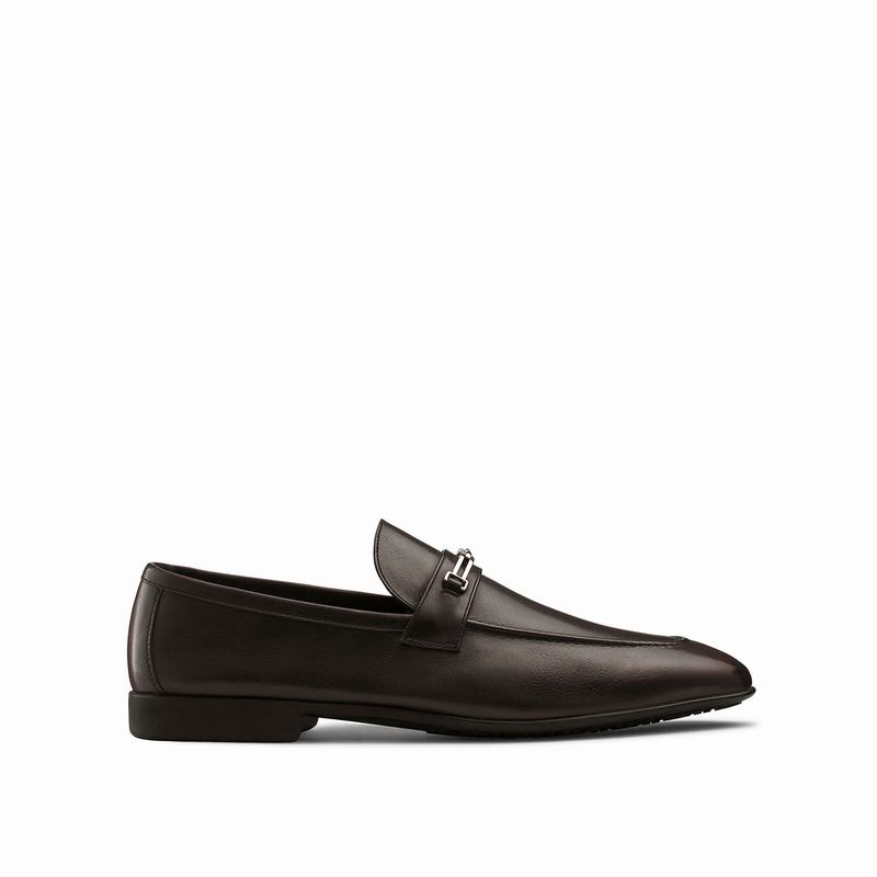 Mokasyny Russell And Bromley Duty Męskie Brązowe | RQK5189BV