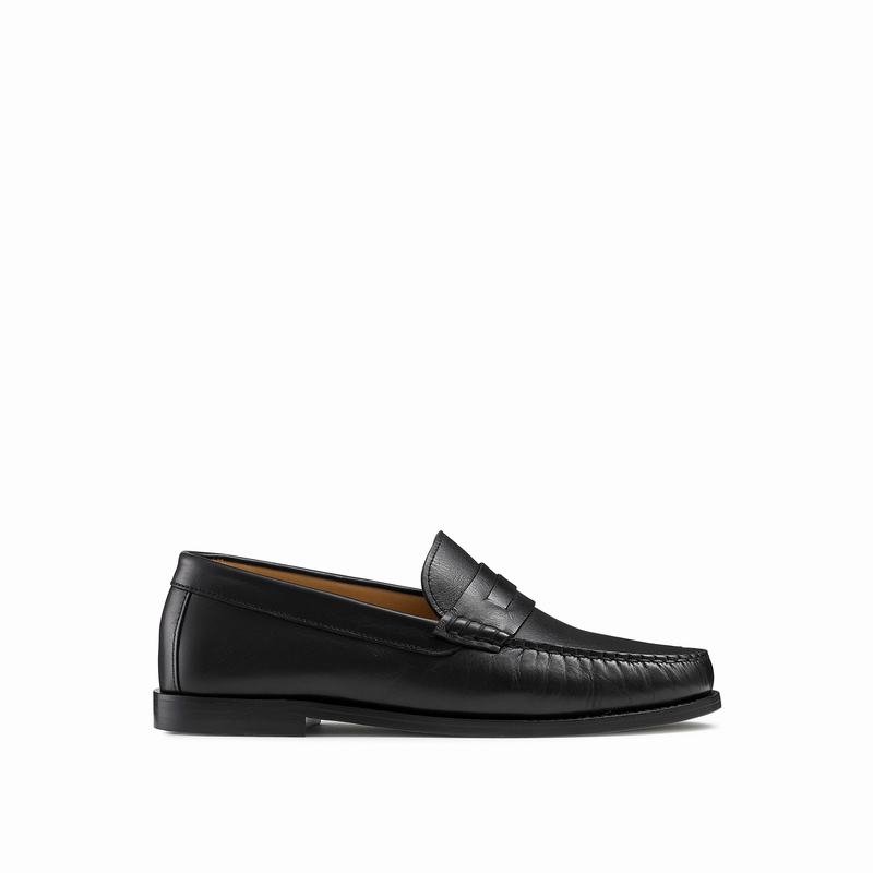 Mokasyny Russell And Bromley Emily Damskie Czarne | UUC4379VJ