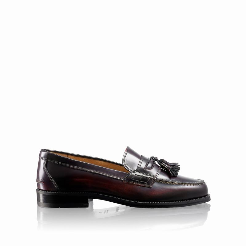 Mokasyny Russell And Bromley Keeble 3 Męskie Czerwone | HVN54RB