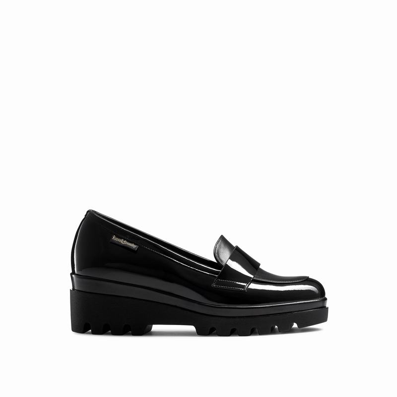 Mokasyny Russell And Bromley Limbo Damskie Czarne | IKX953BO