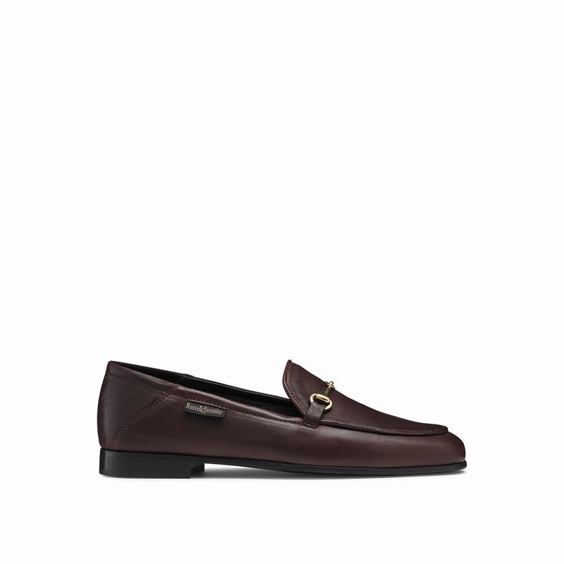 Mokasyny Russell And Bromley Loafer Damskie Czerwone | XWC6822IY