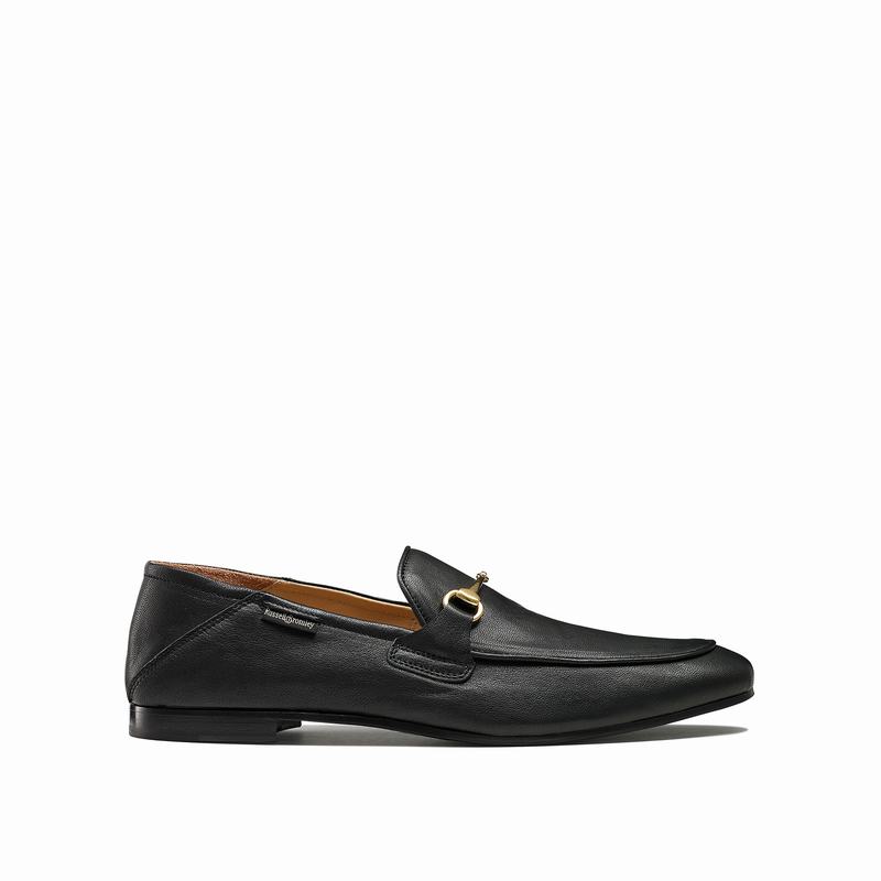 Mokasyny Russell And Bromley Loafer M Męskie Czarne | FOD5358QD