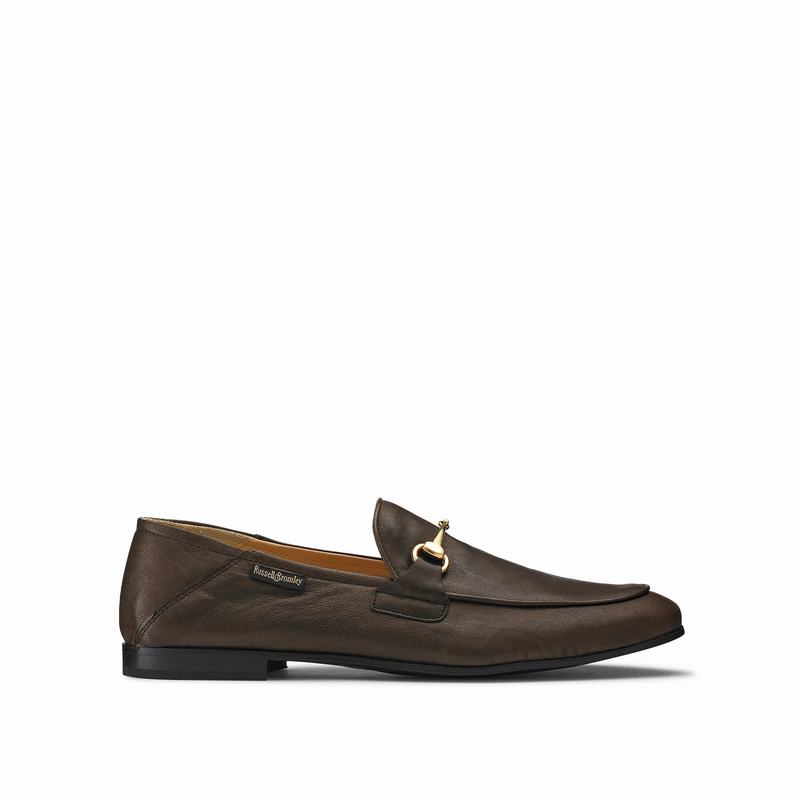 Mokasyny Russell And Bromley Loafer M Męskie Brązowe | RPU3470SQ