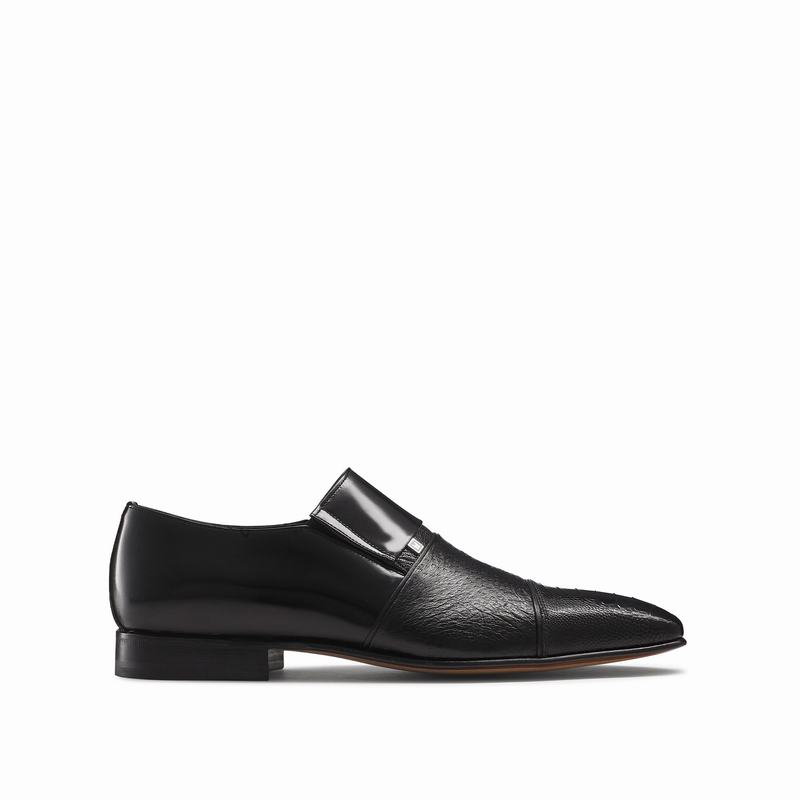 Mokasyny Russell And Bromley Lugano Męskie Czarne | QUU8316BP