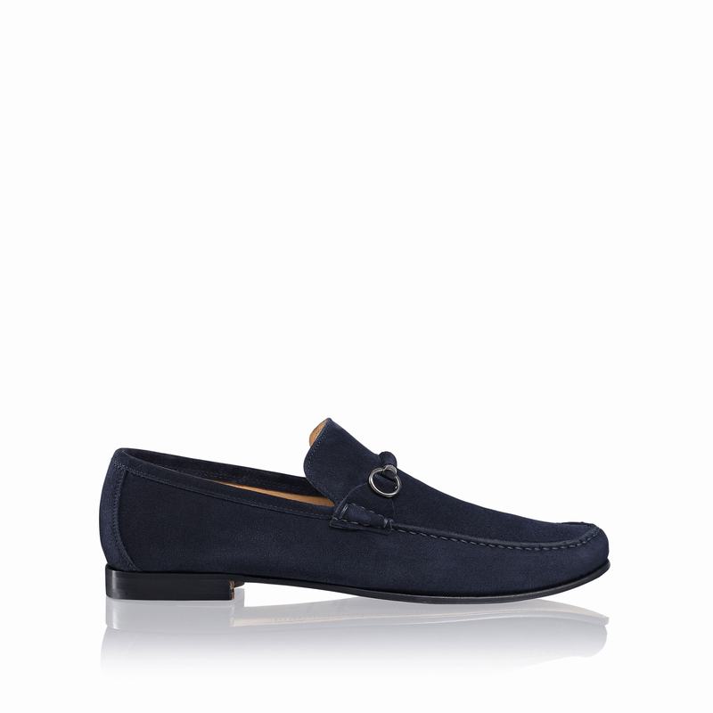 Mokasyny Russell And Bromley Misty Męskie Niebieskie | FFL6584NR