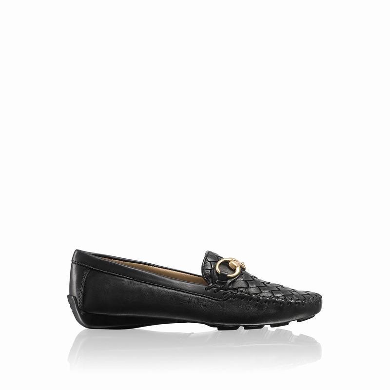 Mokasyny Russell And Bromley Perlata Damskie Czarne | KFB1527MX