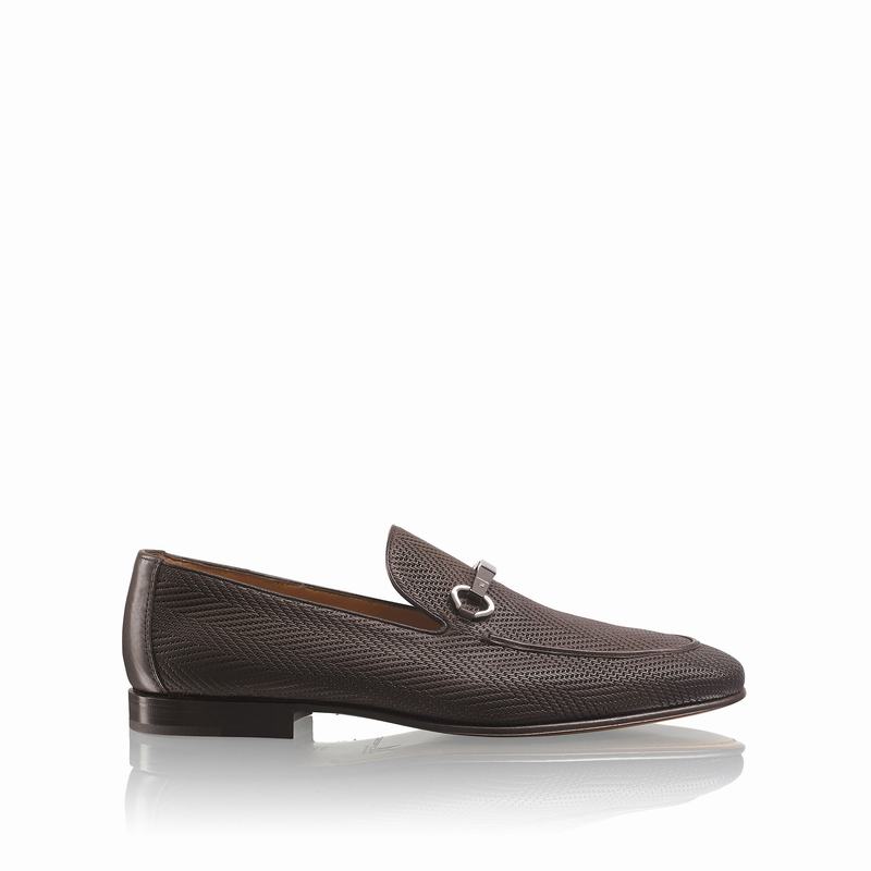 Mokasyny Russell And Bromley Pluto Męskie Brązowe | HZG3013LW