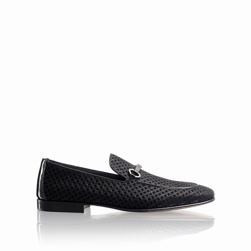 Mokasyny Russell And Bromley Pluto Męskie Czarne | TFJ233UW