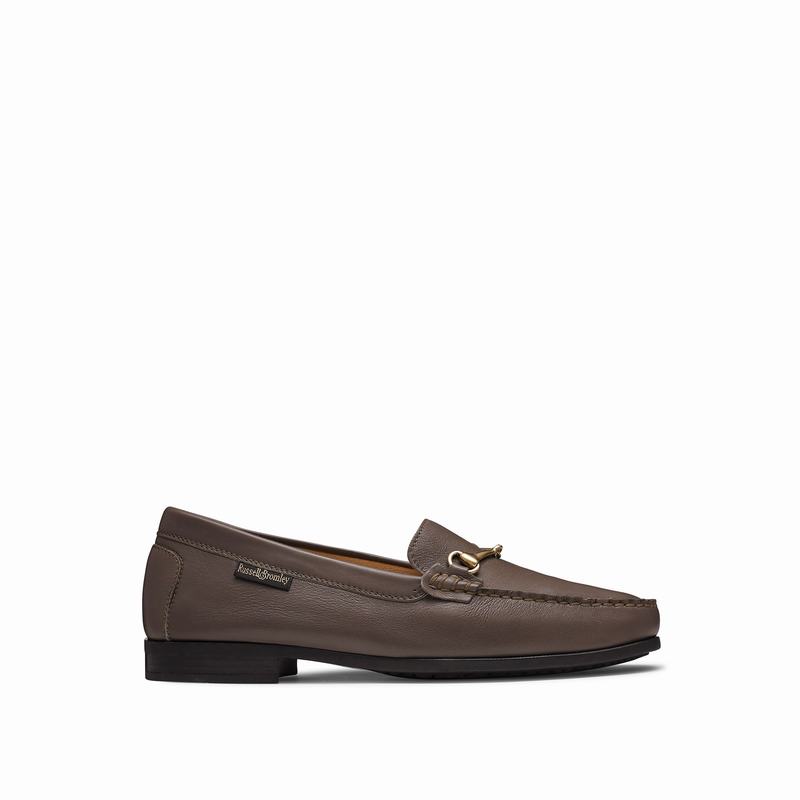 Mokasyny Russell And Bromley Poshmoc Damskie Brązowe | LDX6663BX