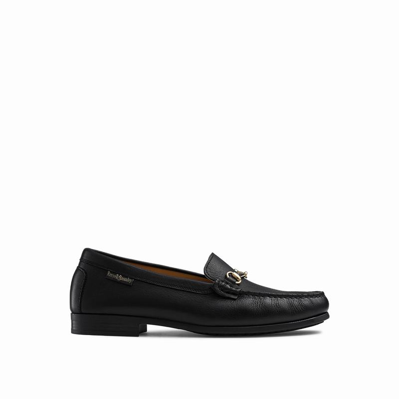 Mokasyny Russell And Bromley Poshmoc Damskie Czarne | QNU2631LF