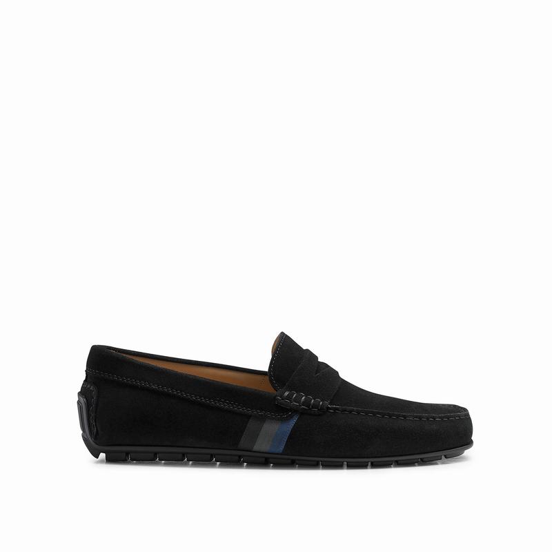 Mokasyny Russell And Bromley Soft Wear Męskie Czarne | FRW618OV