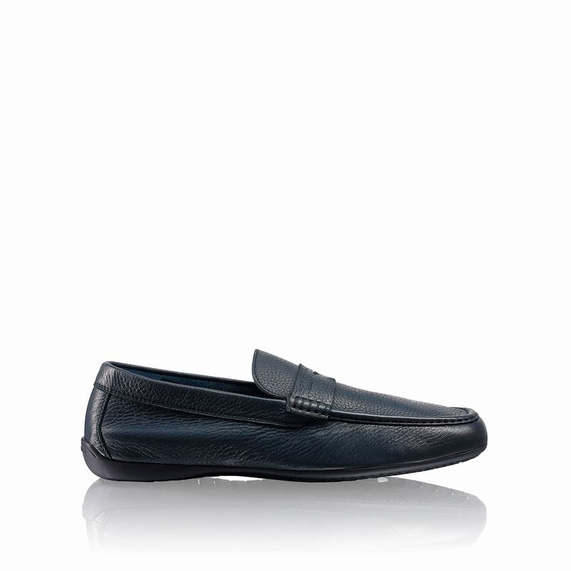 Mokasyny Russell And Bromley Ultimate Męskie Niebieskie | BDZ5168WY