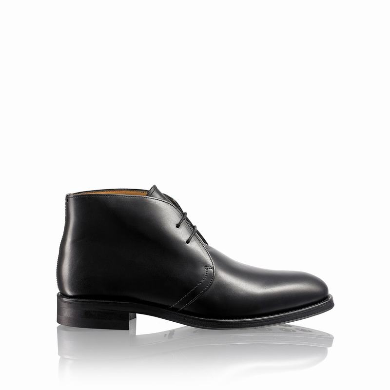 Pustynne Buty Russell And Bromley Jermyn Męskie Czarne | ZLZ6435QQ