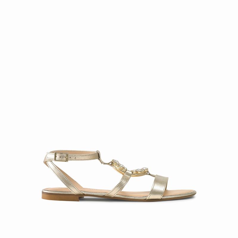 Sandały Russell And Bromley Empress Damskie Metallic | SNP4645KI