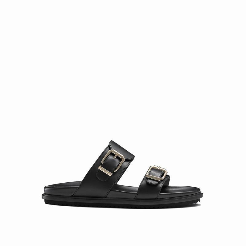 Sandały Russell And Bromley Island Damskie Czarne | NFJ3659LZ