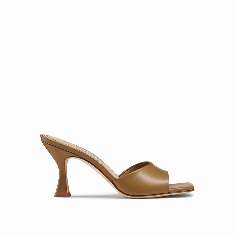 Sandały na Obcasie Russell And Bromley Mojito Damskie Brązowe | QDI5193XF