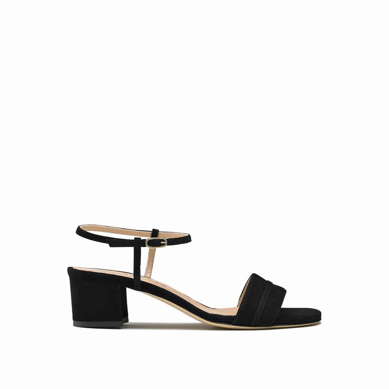 Sandały na Obcasie Russell And Bromley Superblock Damskie Czarne | TTR654NY