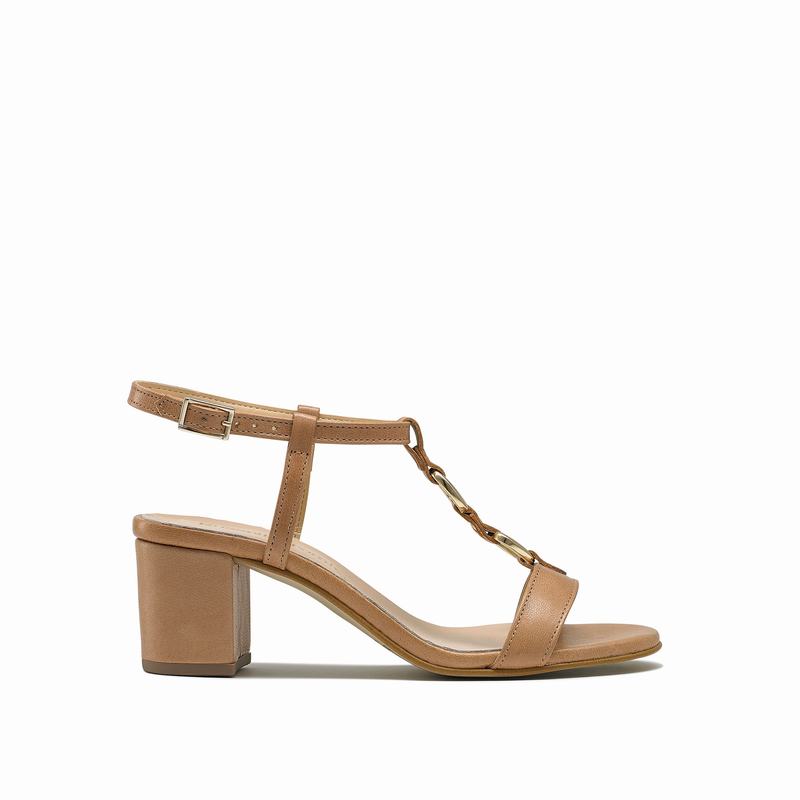 Sandały na Obcasie Russell And Bromley Triumph Damskie Brązowe | HUH23KF