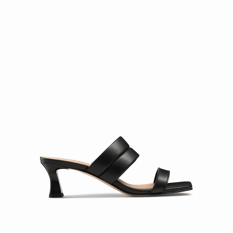 Sandały na Obcasie Russell And Bromley Two Step Damskie Czarne | OWC5970IE