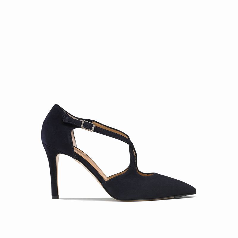 Szpilki Russell And Bromley Xtra Hi Damskie Niebieskie | DUR9446HQ
