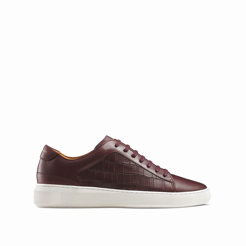 Trampki Niska Russell And Bromley Clear Run Męskie Czerwone | MRT339PC