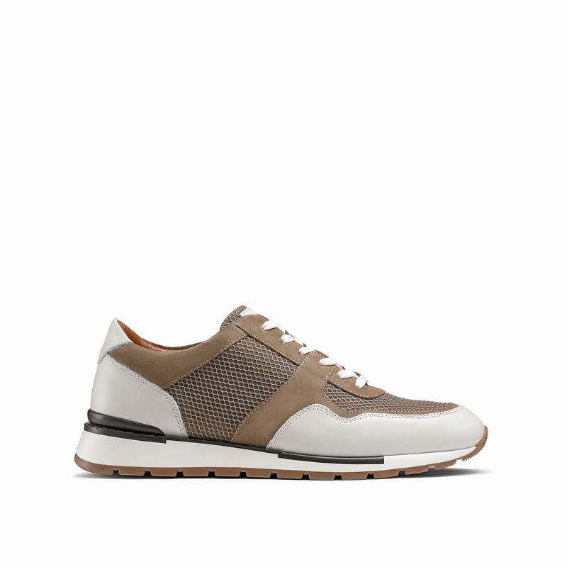 Trampki Niska Russell And Bromley Lomond Męskie Brązowe | WQX8953RG