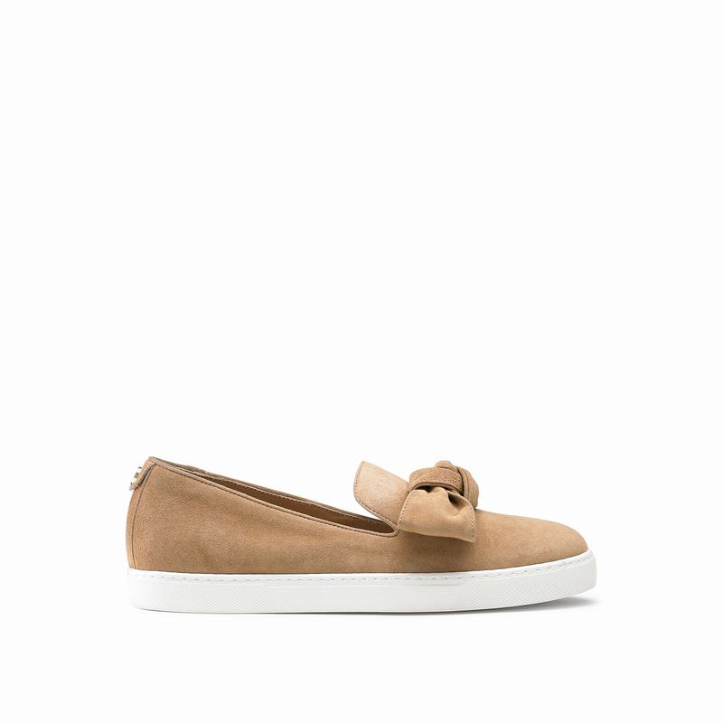 Trampki Slip On Russell And Bromley Casablanca Damskie Brązowe | WJX972AC