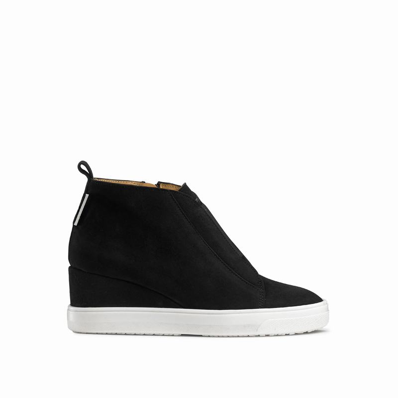 Trampki na Platformie Russell And Bromley Ready Set Damskie Czarne | NHW6516IO