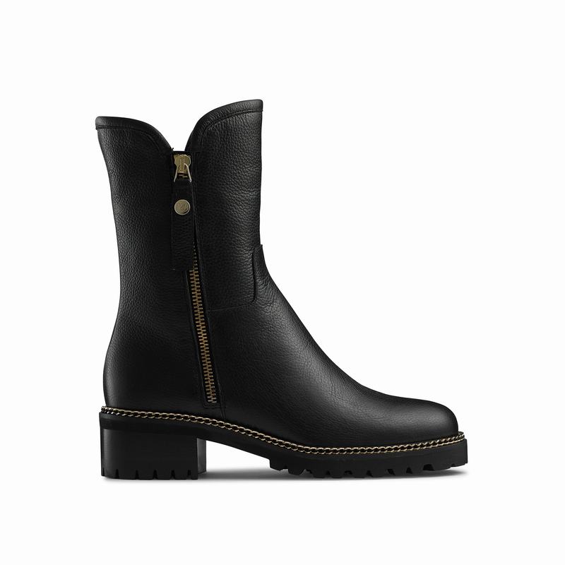 Trzewiki Russell And Bromley Montana Damskie Czarne | EYO4375VW