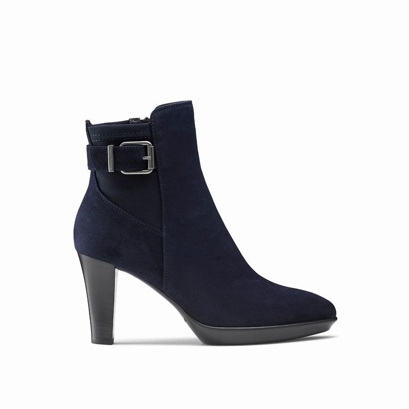 Trzewiki Russell And Bromley Raindrop Damskie Niebieskie | PLT6444NB